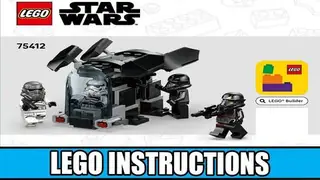 LEGO Star Wars 75412 Death Trooper & Night Trooper Battle Pack building instructions