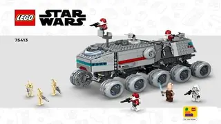 LEGO Star Wars 75413 Republic Juggernaut building instructions