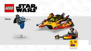LEGO Star Wars 75414 The Force Burner Snowspeeder building instructions