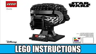 LEGO Star Wars 75415 Kylo Ren Helmet building instructions