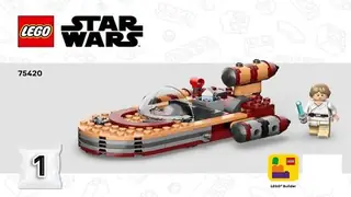 LEGO Star Wars 75420 Luke's Landspeeder building instructions