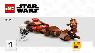LEGO Star Wars 75424 AT-ST Attack on Endor building instructions