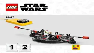 LEGO Star Wars 75427 Throne Room Duel & A-wing building instructions