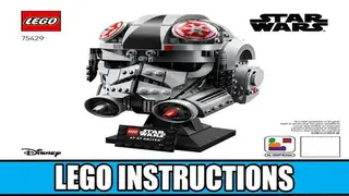 LEGO Star Wars 75429 AT-AT Driver Helmet building instructions