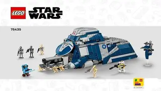 LEGO Star Wars 75435 Battle of Felucia Separatist MTT building instructions