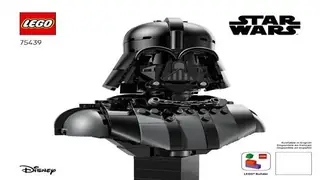 LEGO Star Wars 75439 Darth Vader Bust building instructions