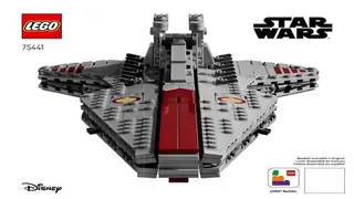 LEGO Star Wars 75441 Venator-class Attack Cruiser building instructions