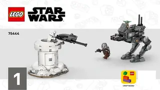 LEGO Star Wars 75444 AT-RT Attack building instructions