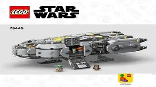 LEGO Star Wars 75445 Anzellan Starship building instructions