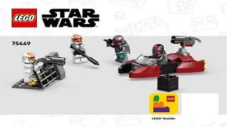 LEGO Star Wars 75449 Siege of Mandalore Battle Pack building instructions