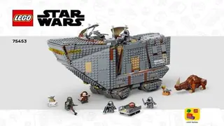 LEGO Star Wars 75453 Offworld Sandcrawler and Mudhorn building instructions