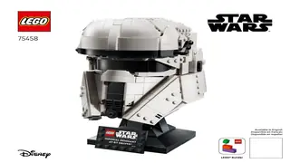 LEGO Star Wars 75458 Imperial Remnant AT-RT Driver Helmet building instructions