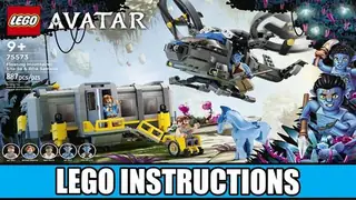 LEGO Avatar 75573 Floating Mountains: Site 26 & RDA Samson building instructions