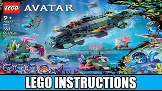 LEGO Avatar 75577 Mako Submarine building instructions