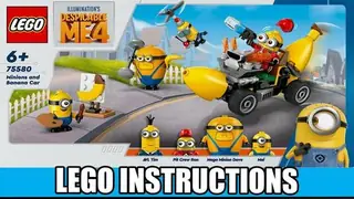 LEGO Despicable Me 75580 Minions and Banana Car building instructions