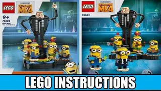 LEGO Despicable Me 75582 Brick-Built Gru and Minions building instructions