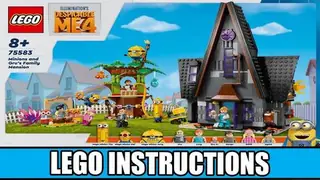 LEGO Despicable Me 75583 Minions and Gru's Family Mansion building instructions