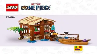 LEGO One Piece 75636 Windmill Village Hut building instructions