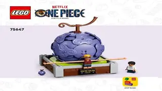 LEGO One Piece 75647 Gum-Gum Fruit building instructions