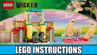 LEGO Wicked 75681 Glinda, Elphaba & Nessarose at Shiz University building instructions