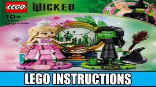 LEGO Wicked 75682 Elphaba & Glinda Figures building instructions