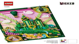 LEGO Wicked 75685 Emerald City Wall Art building instructions