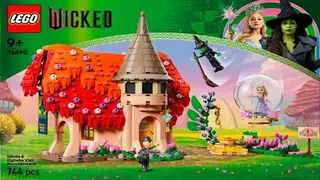 LEGO Wicked 75690 Glinda & Elphaba Visit Munchkinland building instructions
