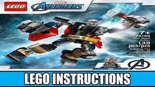 LEGO Marvel 76169 Thor Mech Armor building instructions