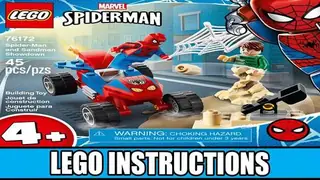 LEGO Marvel 76172 Spider-Man and Sandman Showdown building instructions