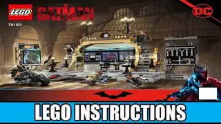 LEGO DC 76183 Batcave: The Riddler Face-Off building instructions