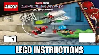 LEGO Marvel 76184 Spider-Man vs. Mysterio's Drone Attack building instructions