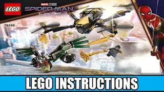 LEGO Marvel 76195 Spider-Man's Drone Duel building instructions