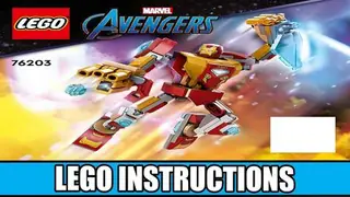 LEGO Marvel 76203 Iron Man Mech Armor building instructions