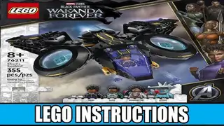 LEGO Marvel 76211 Shuri's Sunbird building instructions