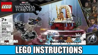 LEGO Marvel 76213 King Namor's Throne Room building instructions