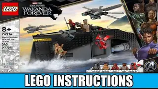 LEGO Marvel 76214 Black Panther: War on the Water building instructions