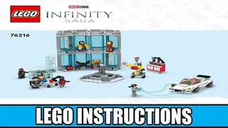 LEGO Marvel 76216 Iron Man Armory building instructions