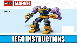 LEGO Marvel 76242 Thanos Mech Armor building instructions