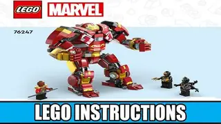 LEGO Marvel 76247 The Hulkbuster: The Battle of Wakanda building instructions