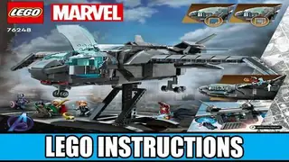 LEGO Marvel 76248 The Avengers Quinjet building instructions