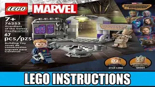 LEGO Marvel 76253 Guardians of the Galaxy Headquarters building instructions