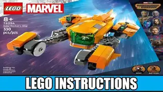 LEGO Marvel 76254 Baby Rocket's Ship building instructions