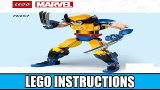 LEGO Marvel 76257 Wolverine Construction Figure building instructions