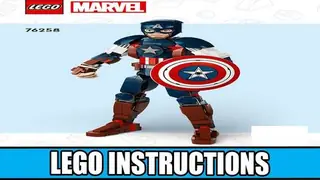 LEGO Marvel 76258 Captain America Construction Figure building instructions