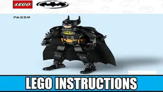 LEGO DC 76259 Batman Construction Figure building instructions