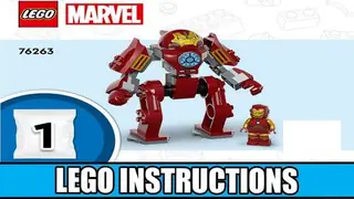LEGO Marvel 76263 Iron Man Hulkbuster vs. Thanos building instructions