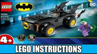 LEGO DC 76264 Batmobile Pursuit: Batman vs. The Joker building instructions