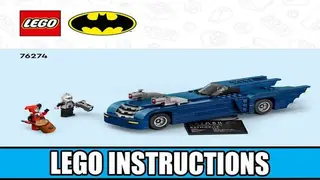 LEGO DC 76274 Batman with the Batmobile vs. Harley Quinn and Mr. Freeze building instructions