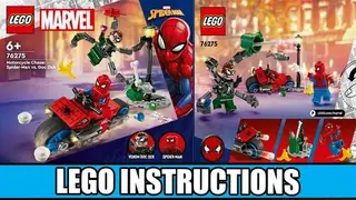 LEGO Marvel 76275 Motorcycle Chase: Spider-Man vs. Doc Ock building instructions