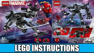 LEGO Marvel 76276 Venom Mech Armor vs. Miles Morales building instructions